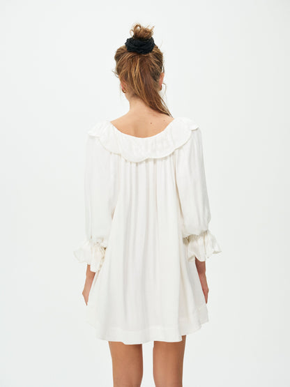 Irena Mini Dress Cream - For Love & Lemons