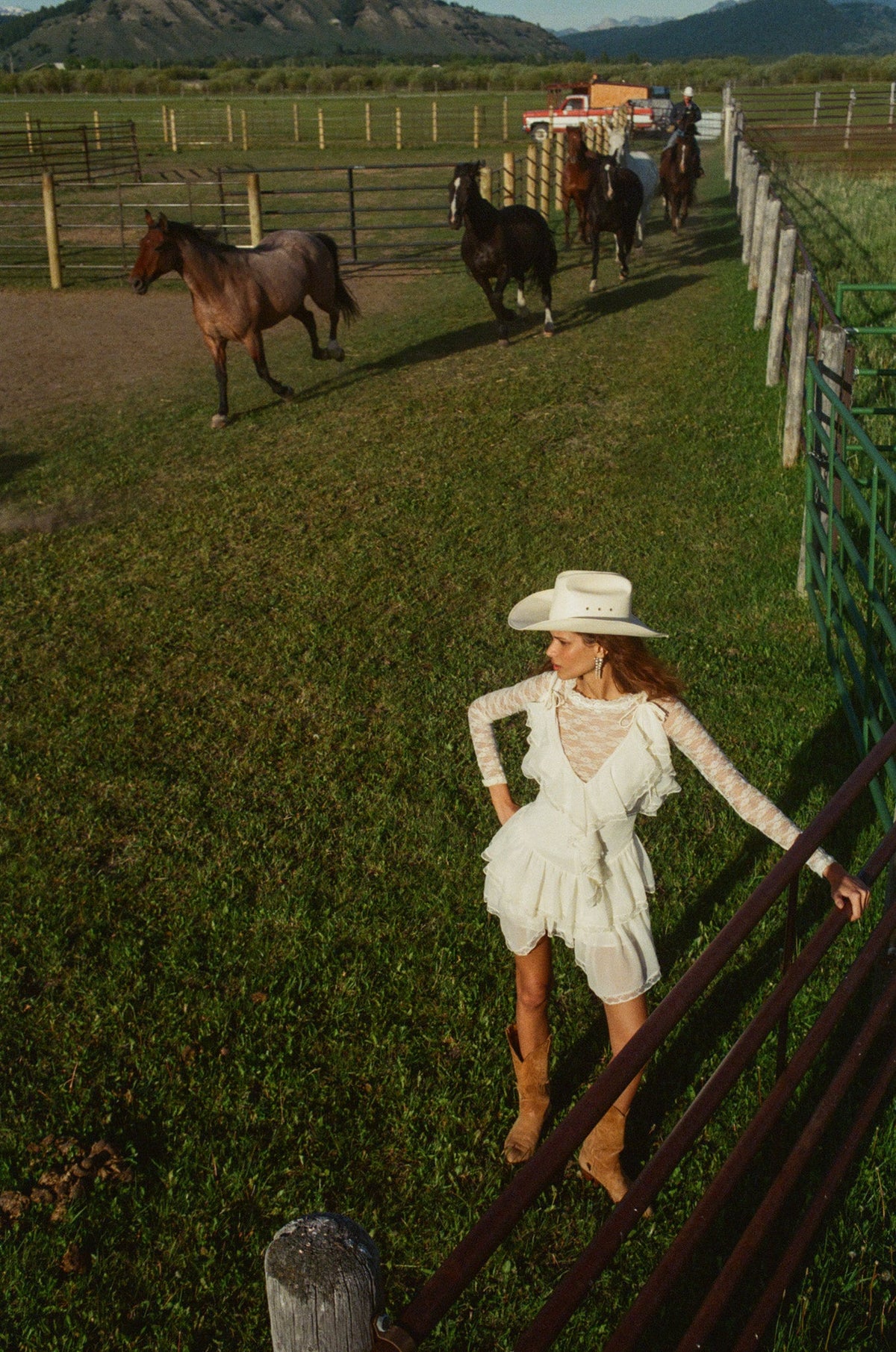 Layla Asymmetrical Mini Dress Cream - For Love & Lemons