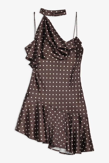 Teddi Mini Dress Brown - For Love & Lemons