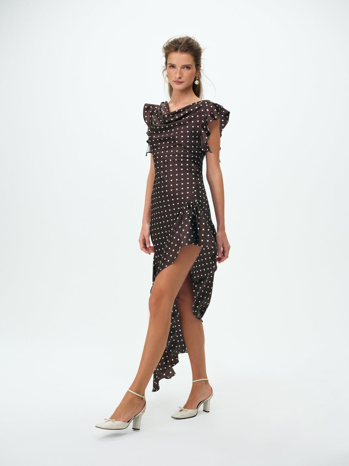 Lani Maxi Dress Brown - For Love & Lemons