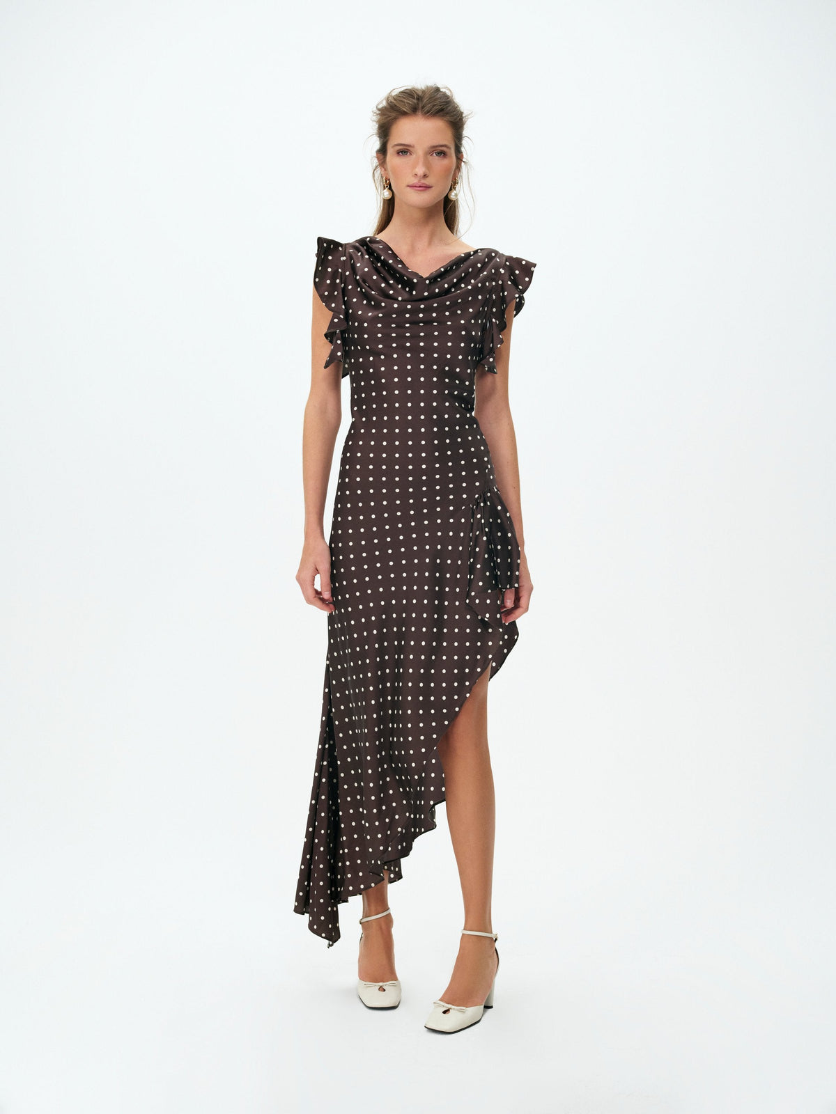 Lani Maxi Dress Brown - For Love & Lemons