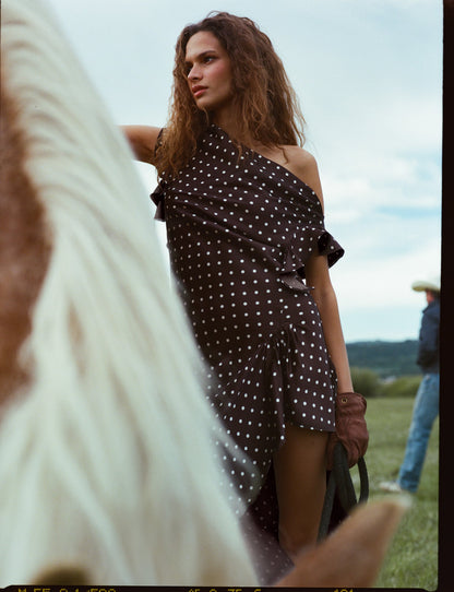 Lani Maxi Dress Brown - For Love & Lemons