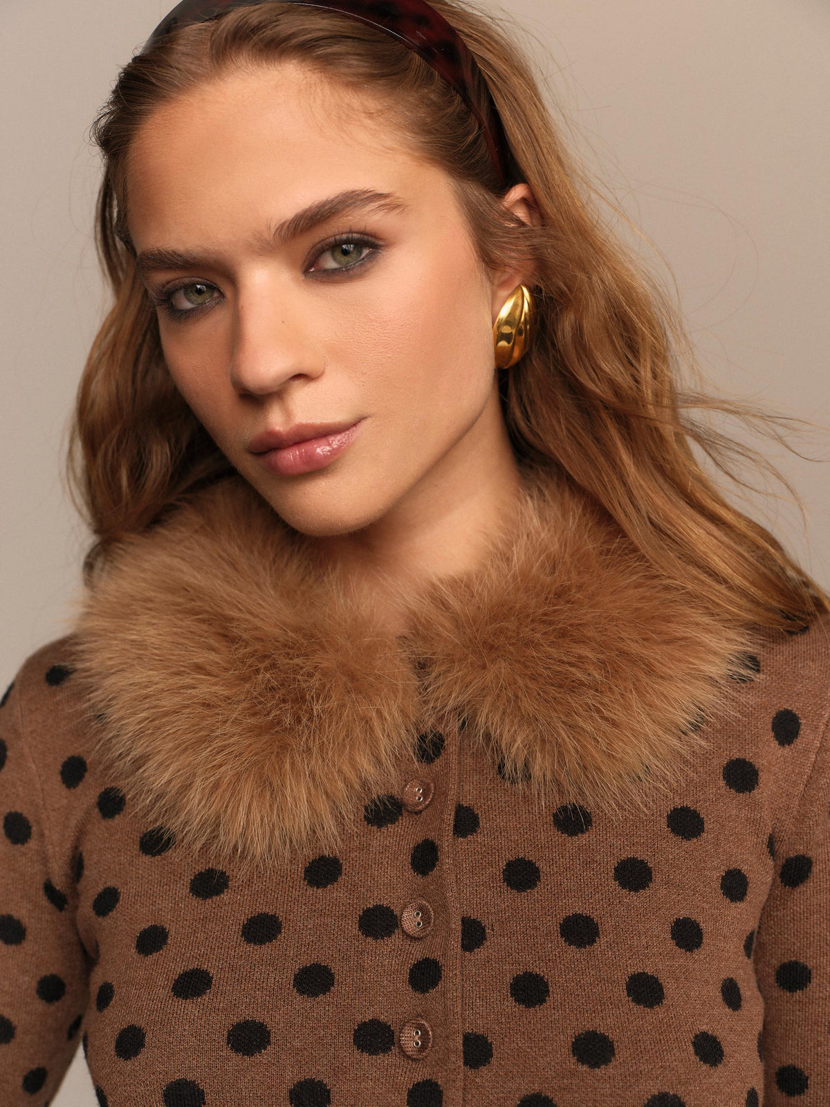 Spencer Cardigan Brown - For Love & Lemons