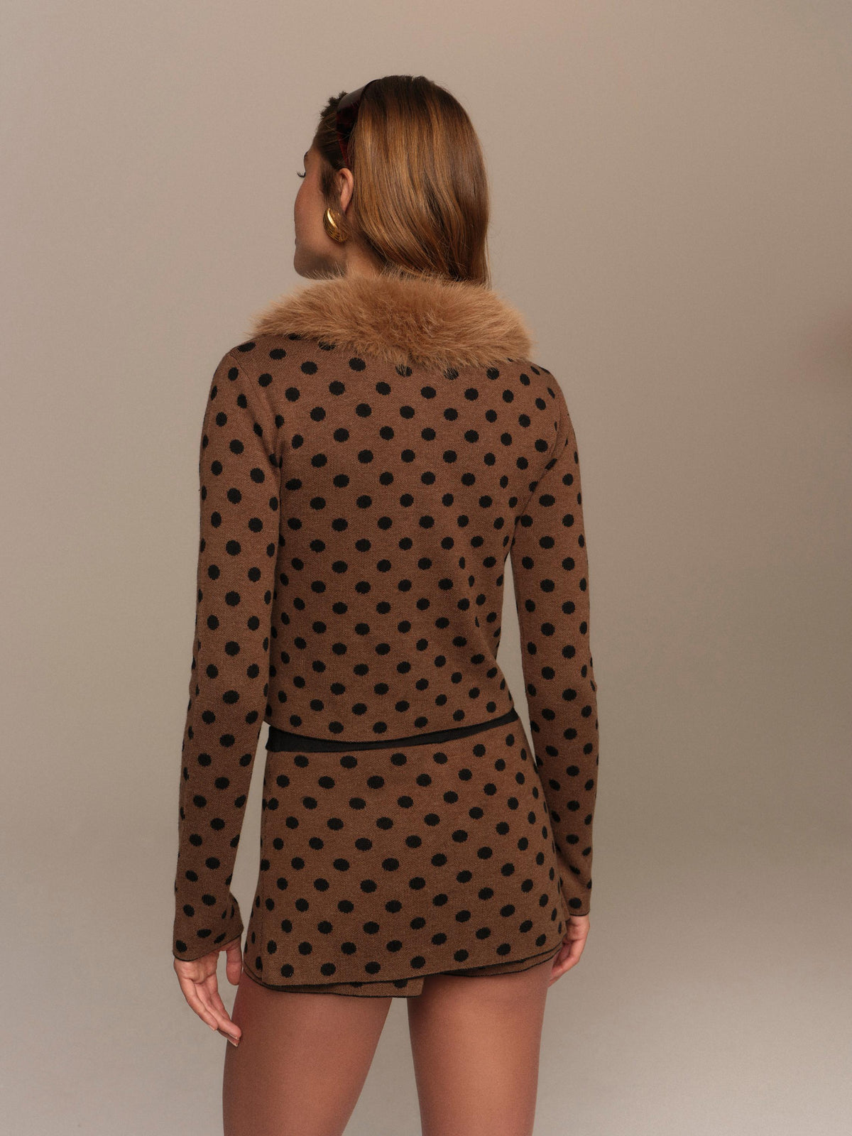Spencer Cardigan Brown - For Love & Lemons