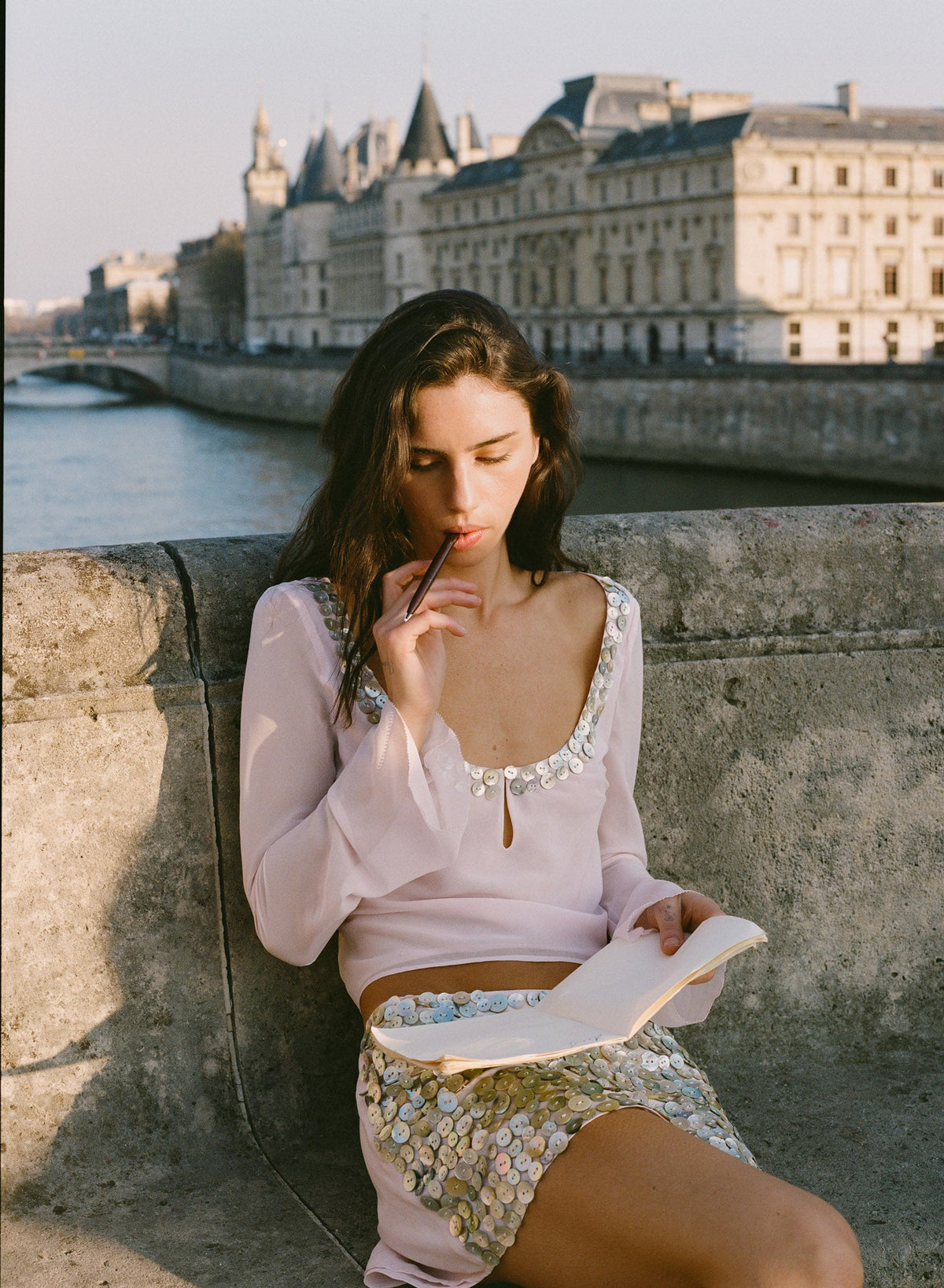 Joanne Scoop Neck Top Pink - For Love & Lemons