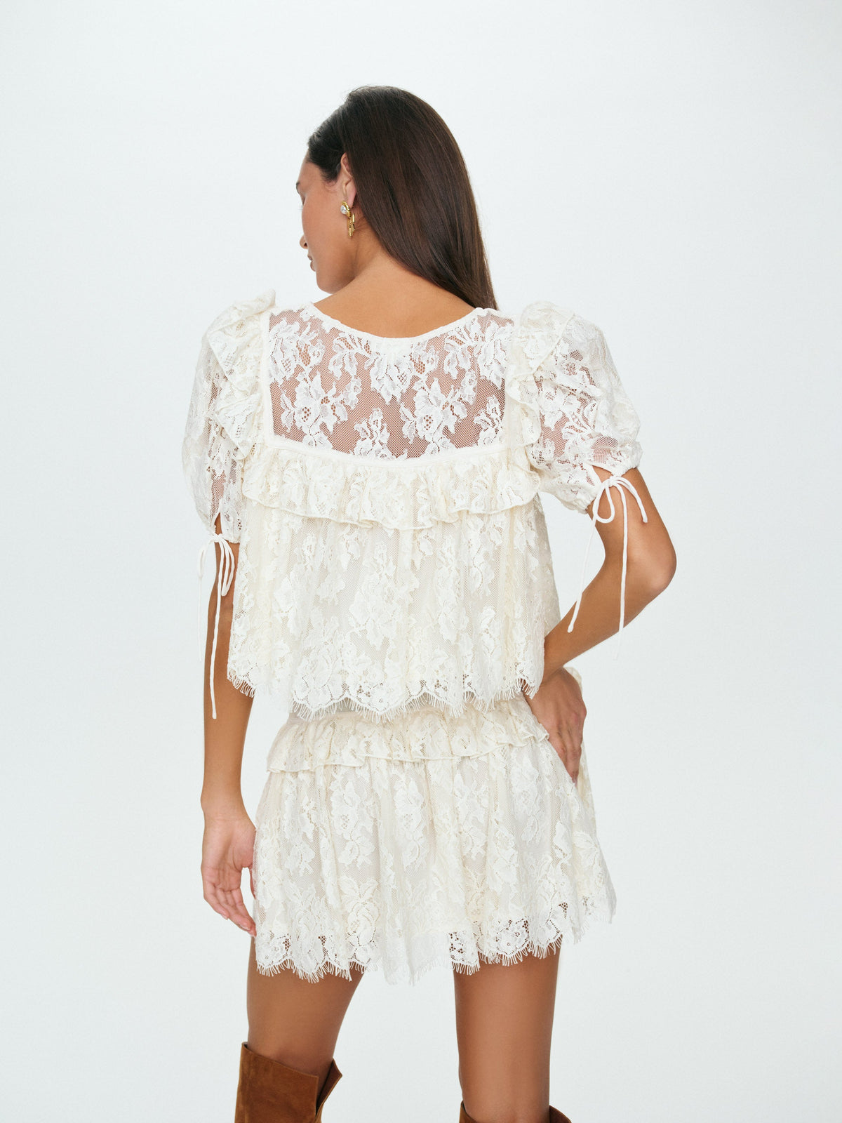 Rosa Top Cream - For Love & Lemons
