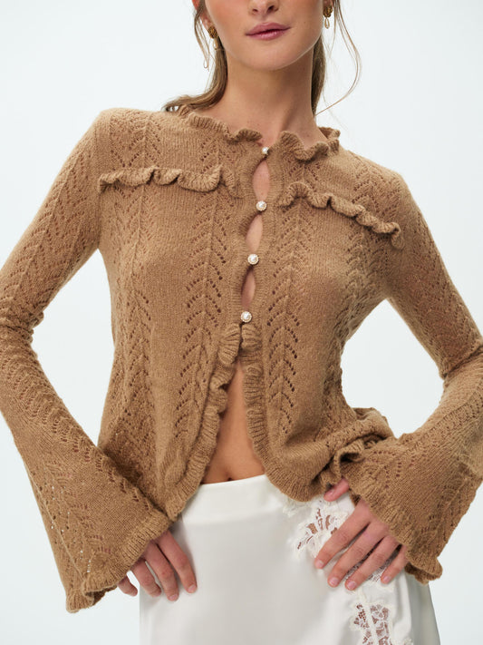 Merlot Top CAMEL - For Love & Lemons