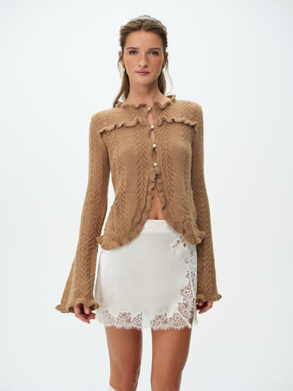 Merlot Top CAMEL - For Love & Lemons
