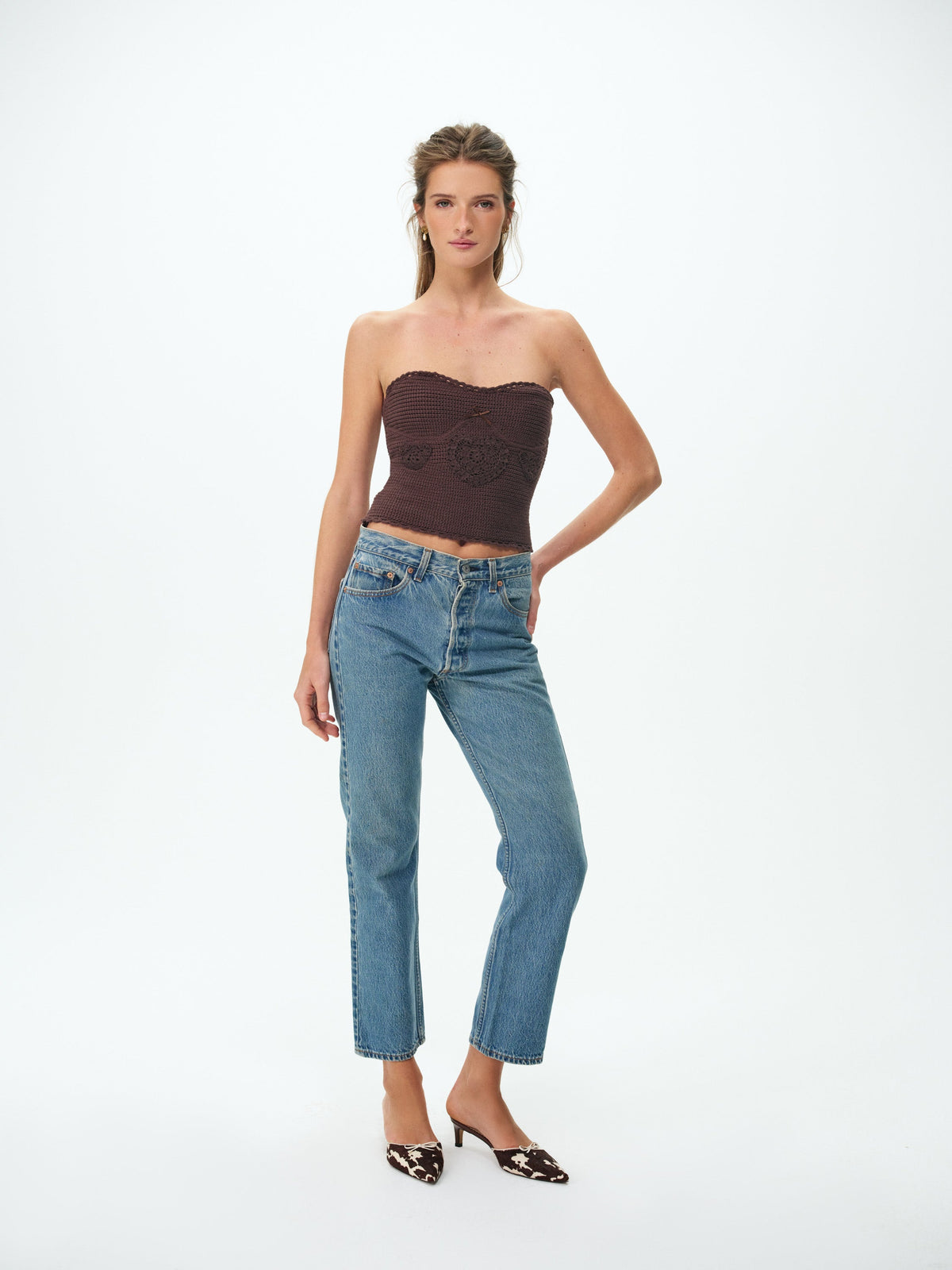 Kalli Top Brown - For Love & Lemons