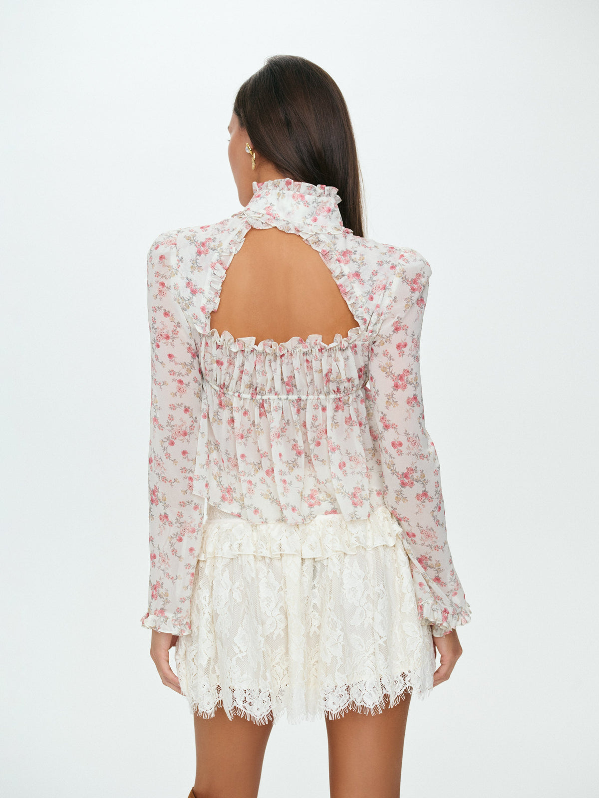 Country Floral Top Cream - For Love & Lemons