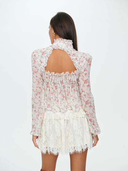 Country Floral Top Cream - For Love & Lemons