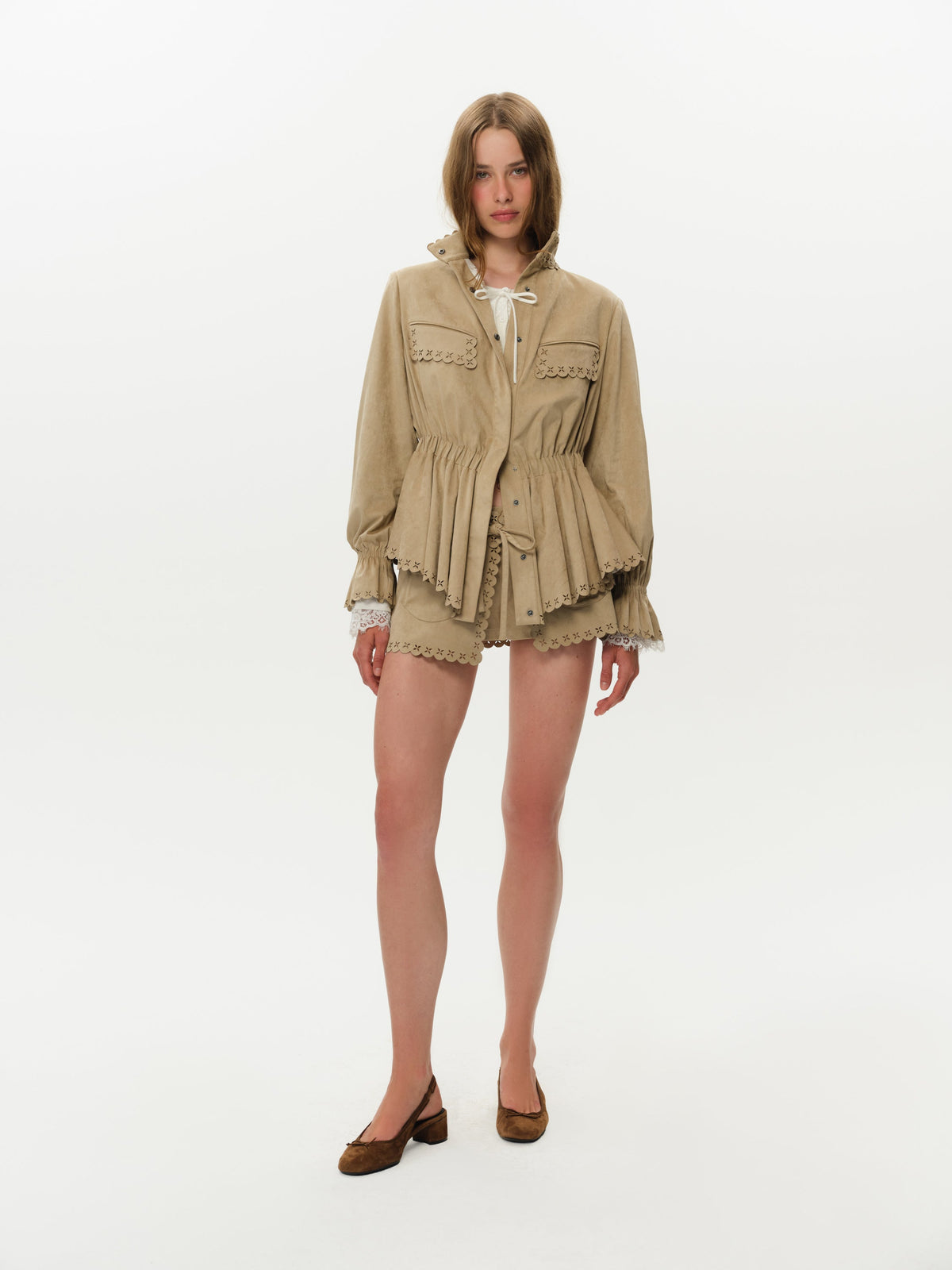 Mellie Jacket Tan - For Love & Lemons