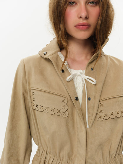 Mellie Jacket Tan - For Love & Lemons