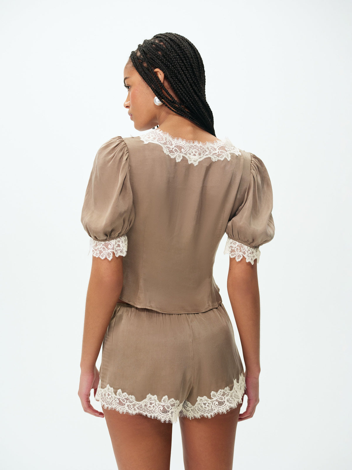Luna Top Brown - For Love & Lemons