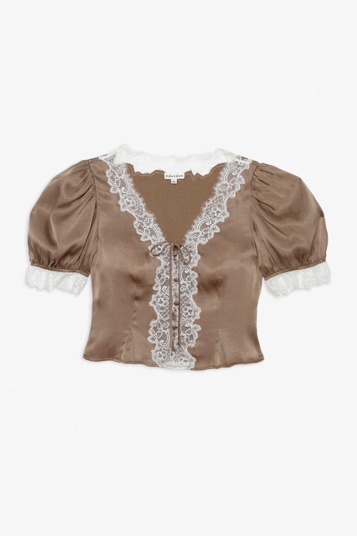 Luna Top Brown - For Love & Lemons