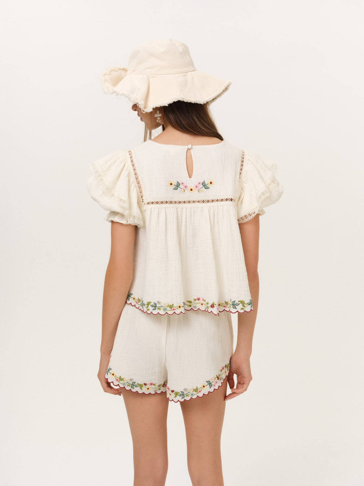 Leah Top Cream - For Love & Lemons