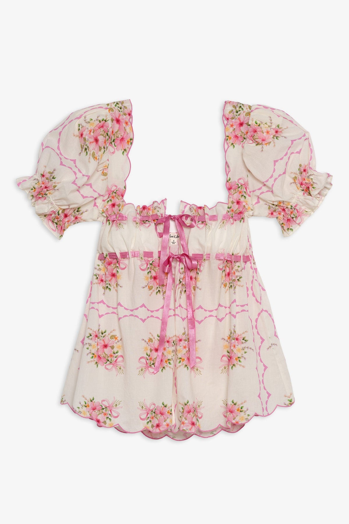 Scarlett Babydoll Set Cream - For Love & Lemons
