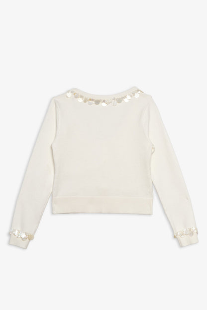 Seashell Cardigan Cream - For Love & Lemons