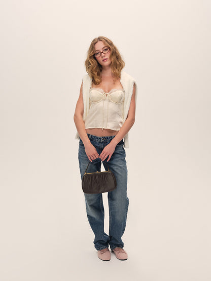 Babette Camisole Top Cream - For Love & Lemons