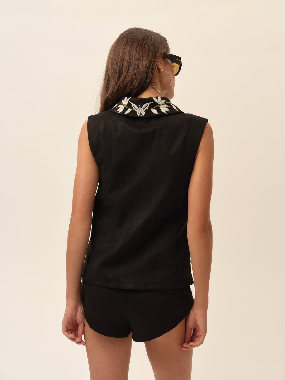 Weston Vest Black - For Love & Lemons