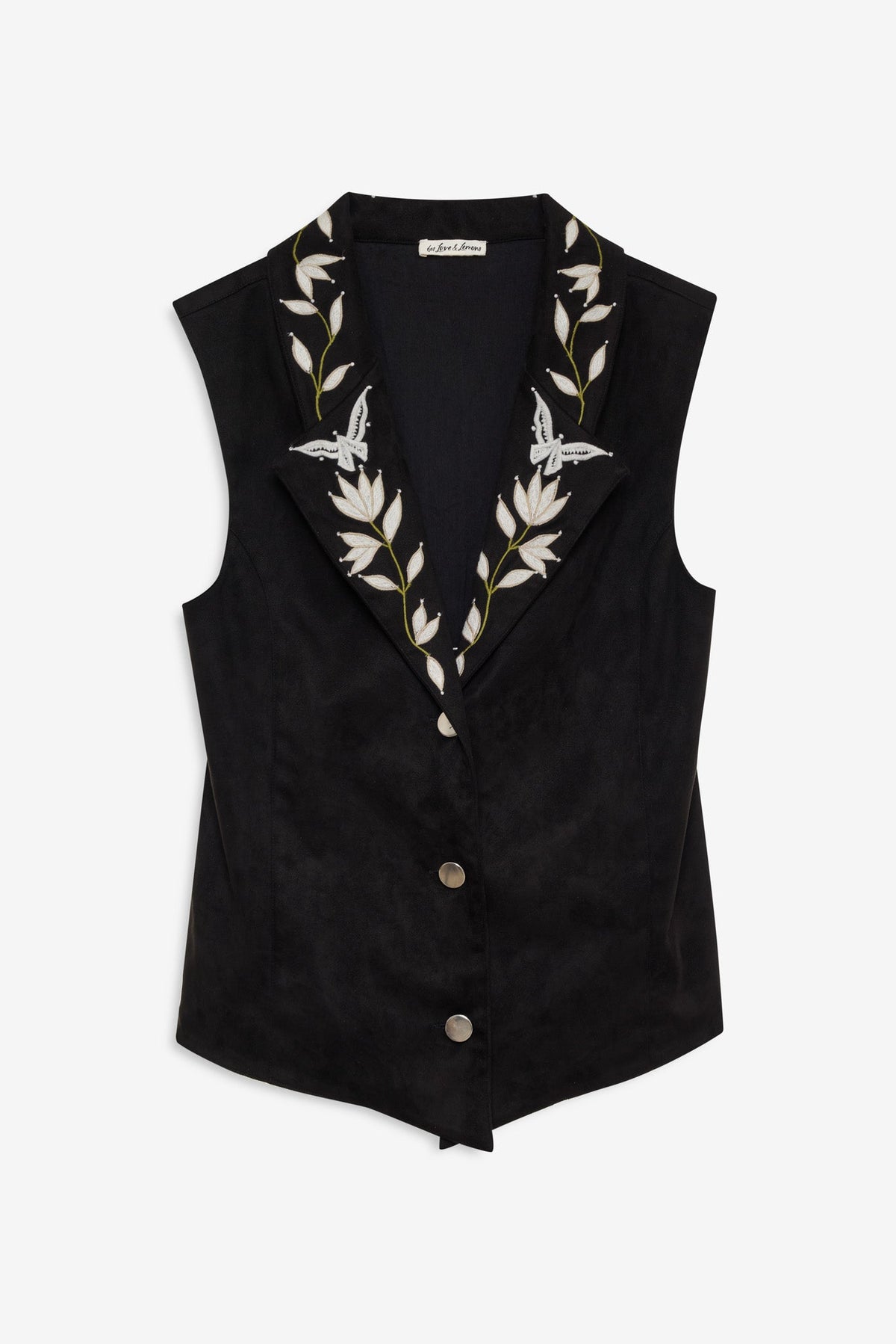 Weston Vest Black - For Love & Lemons