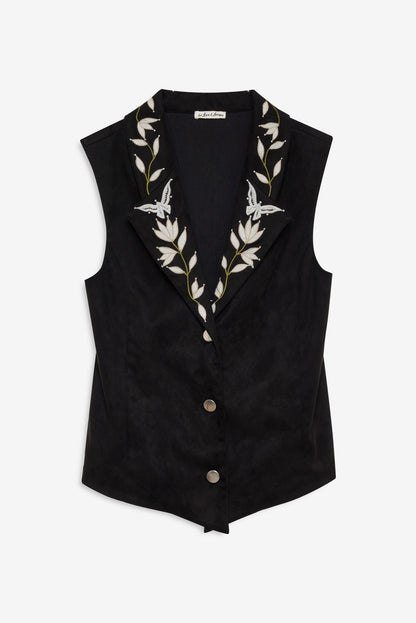 Weston Vest Black - For Love & Lemons