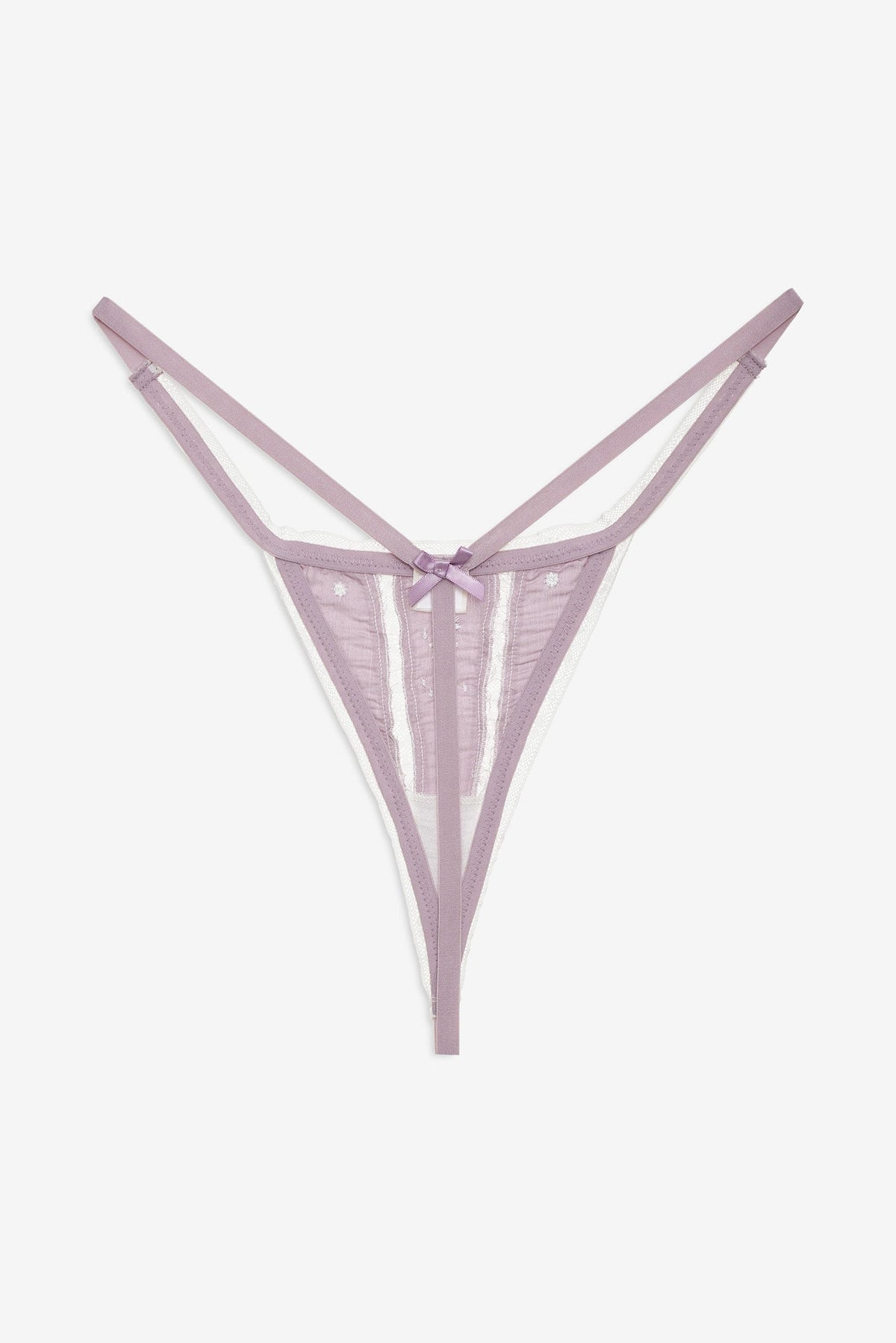 Marlo Thong Panty Plum - For Love & Lemons