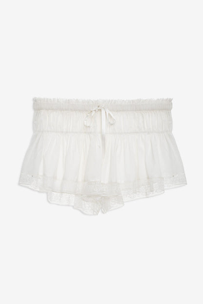 Carmella Sleep Shorts Vintage Cream - For Love & Lemons