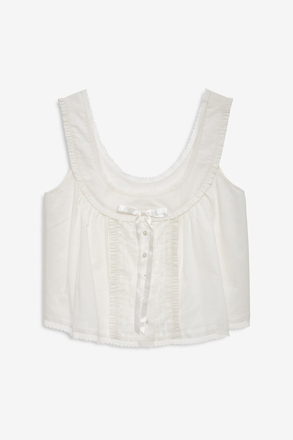 Carmella Sleep Top Vintage Cream - For Love & Lemons