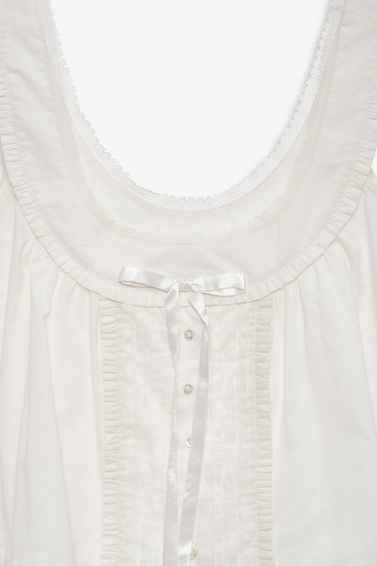 Carmella Sleep Top Vintage Cream - For Love & Lemons