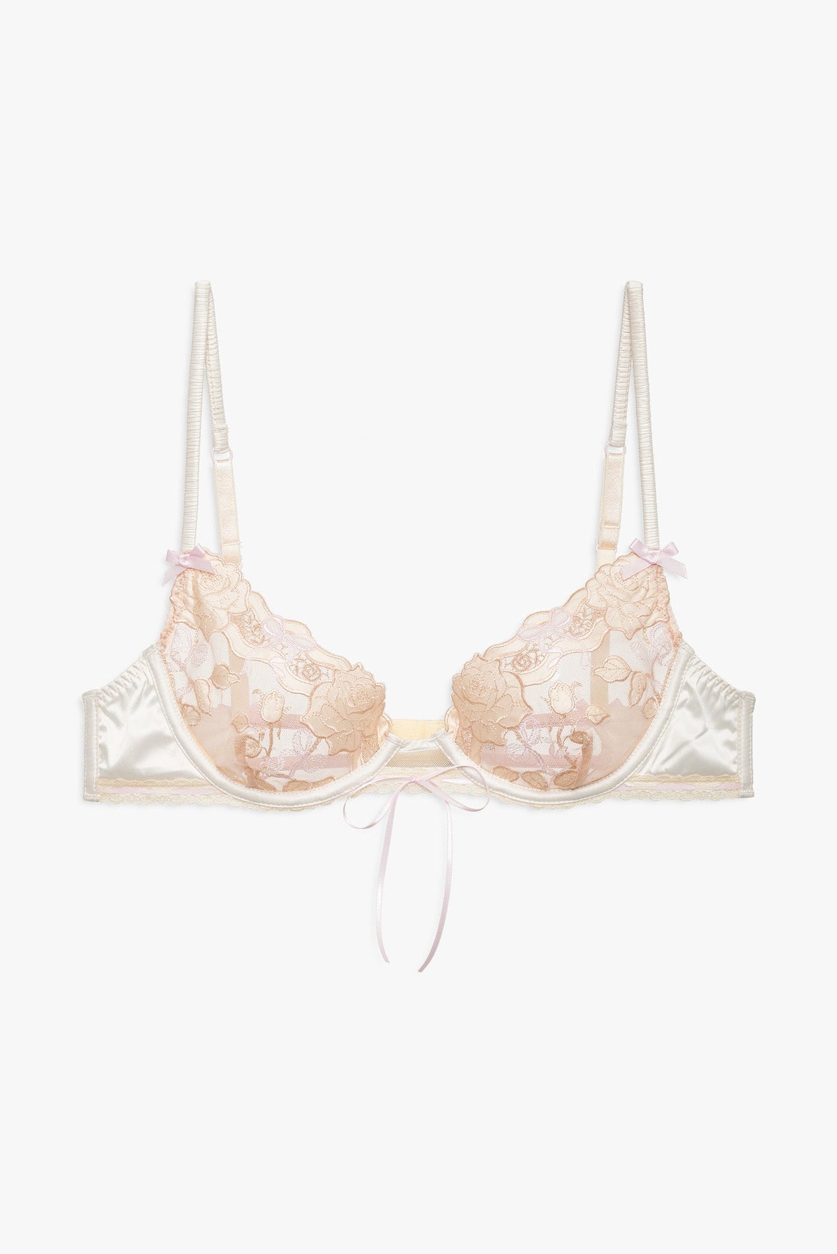 Twilight Rose Underwire Bra Nude Pink - For Love & Lemons