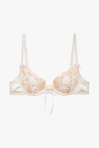 Twilight Rose Underwire Bra Nude Pink - For Love & Lemons