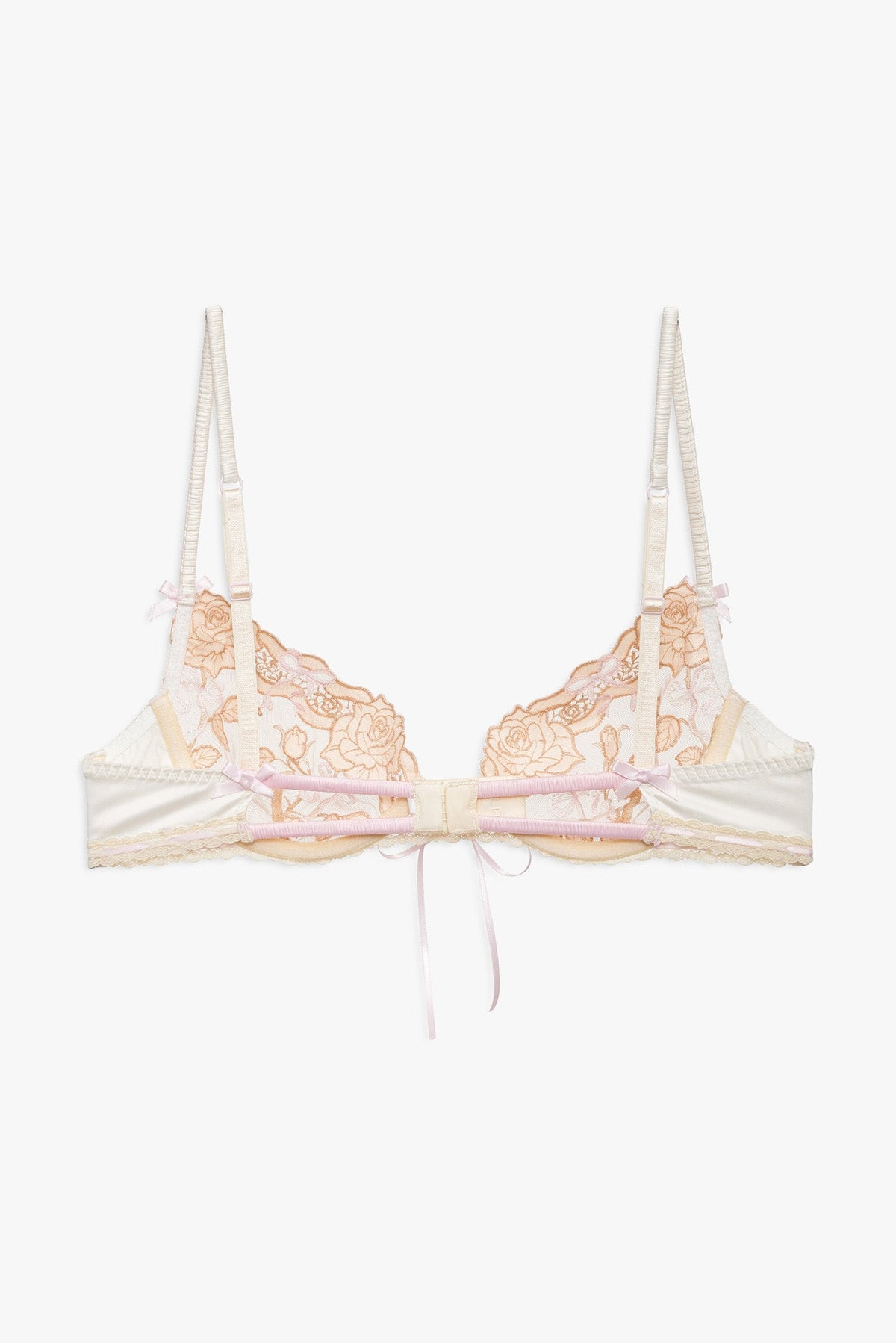 Twilight Rose Underwire Bra Nude Pink - For Love & Lemons