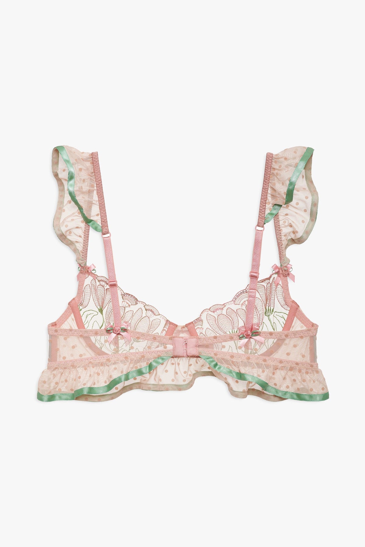 Blushing Tulips Underwire Bra Pink - For Love & Lemons