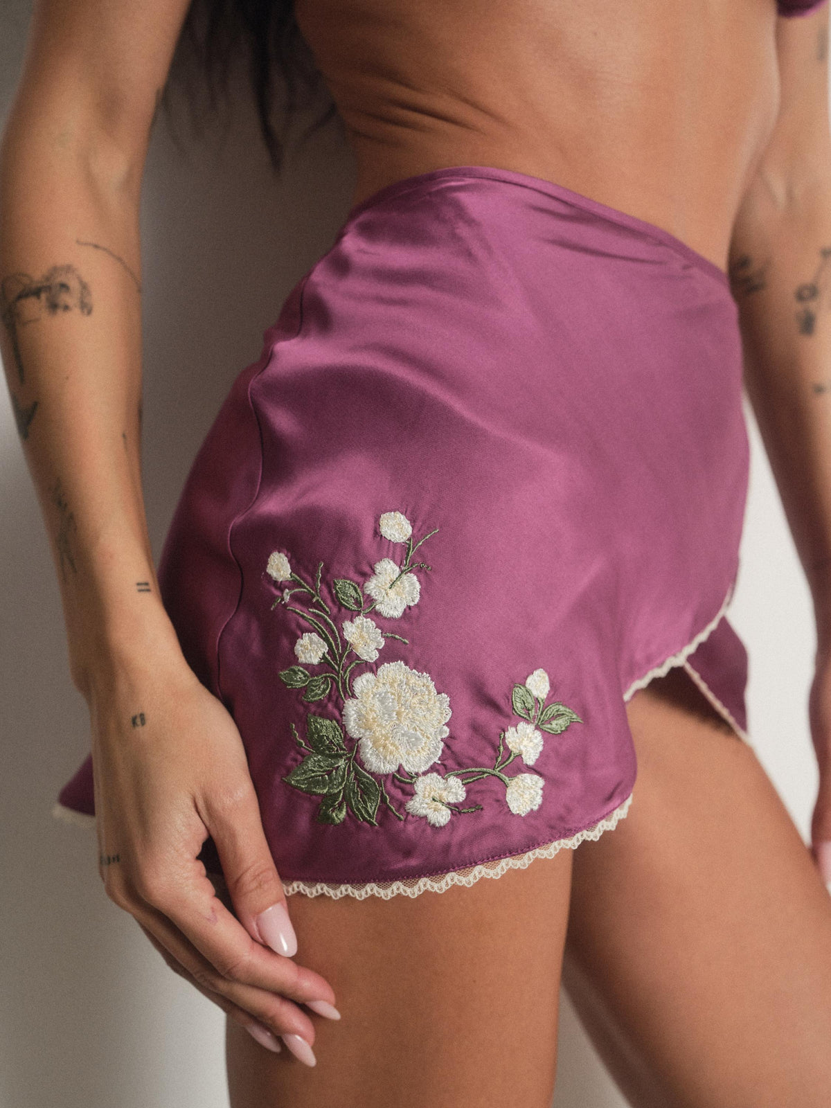 Serena Panty Skirt Pink - For Love & Lemons
