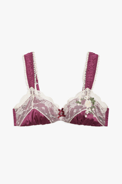 Serena Bralette Pink - For Love & Lemons