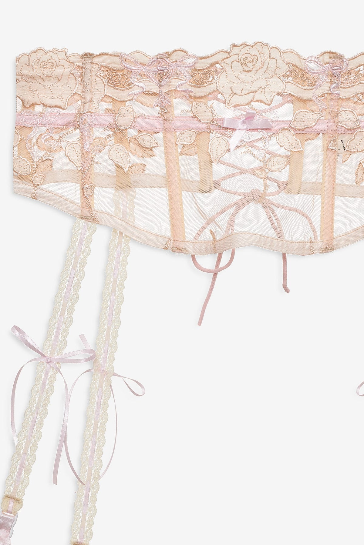 Twilight Rose Garter Belt Nude Pink - For Love & Lemons