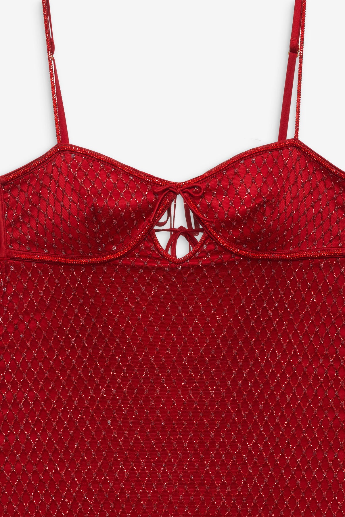 Glitter Slip Dress Red - For Love & Lemons