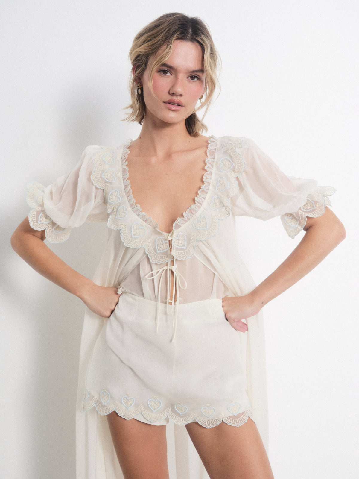 Amor Skort White - For Love & Lemons