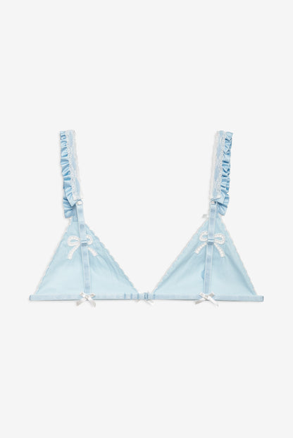 Delaine Bralette Blue - For Love & Lemons