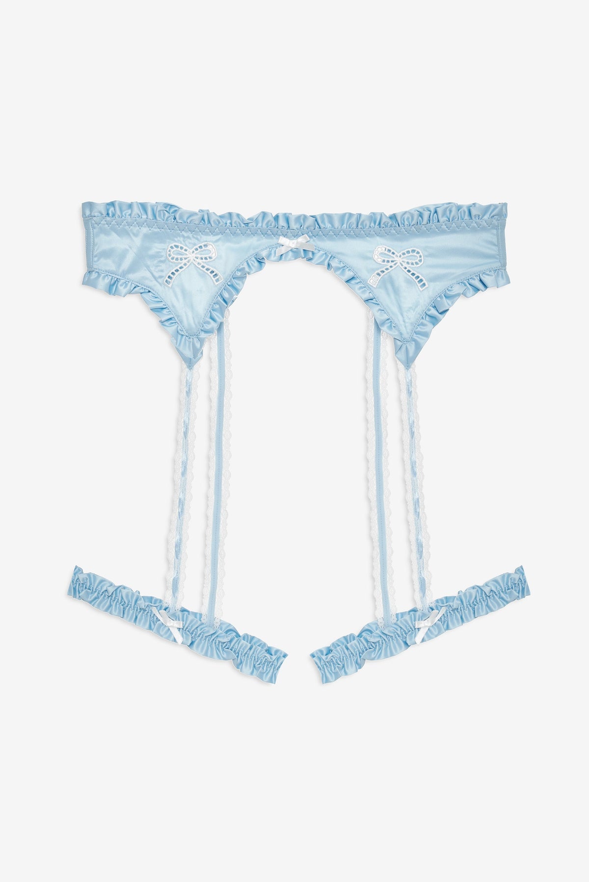 Delaine Garter Belt Blue - For Love & Lemons