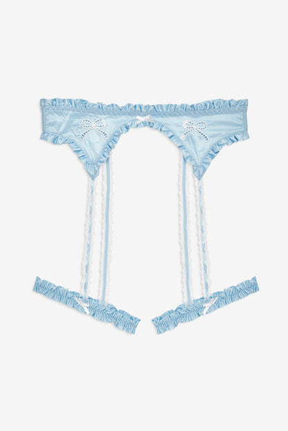 Delaine Garter Belt Blue - For Love & Lemons