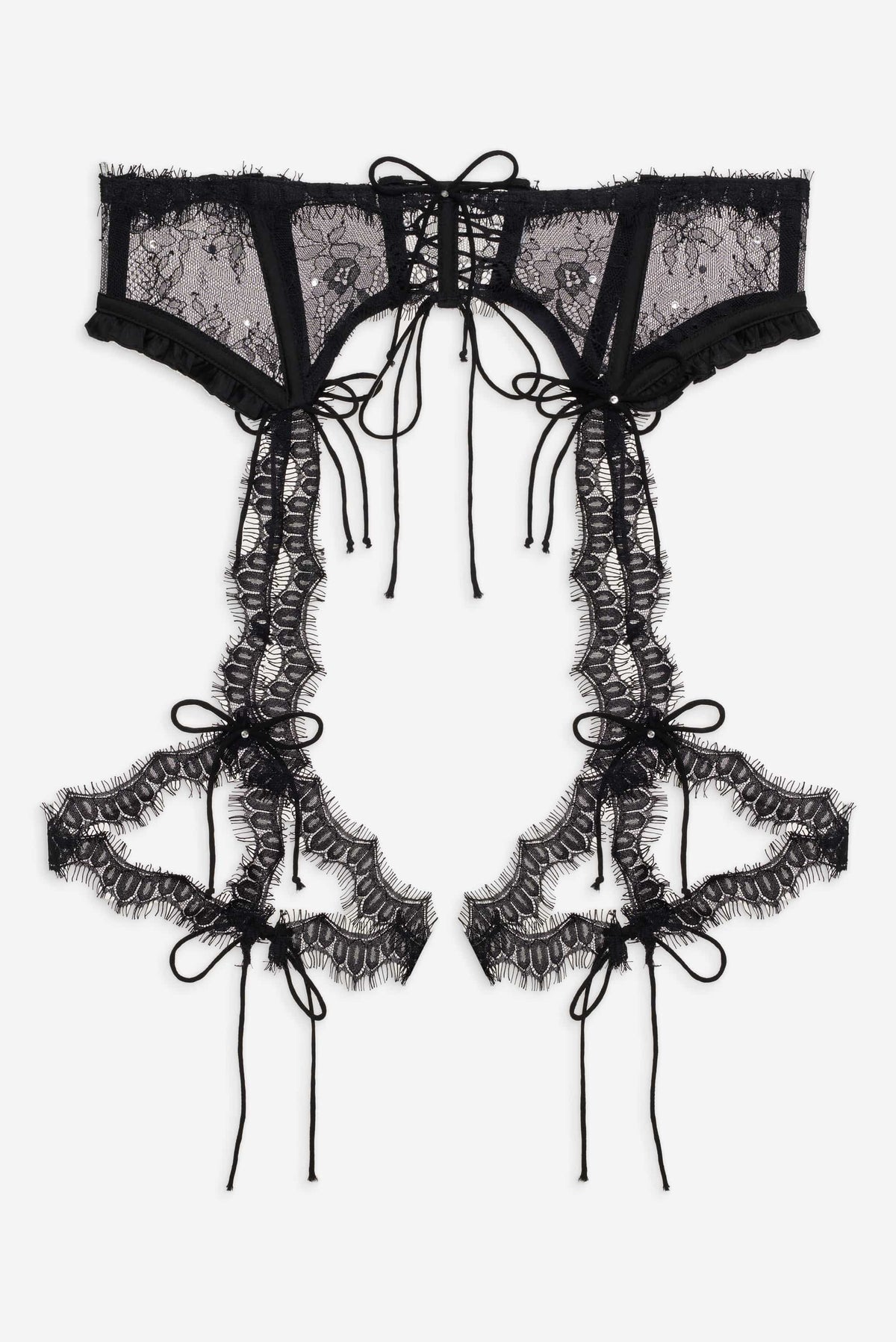 Sonja Garter Belt Black - For Love & Lemons
