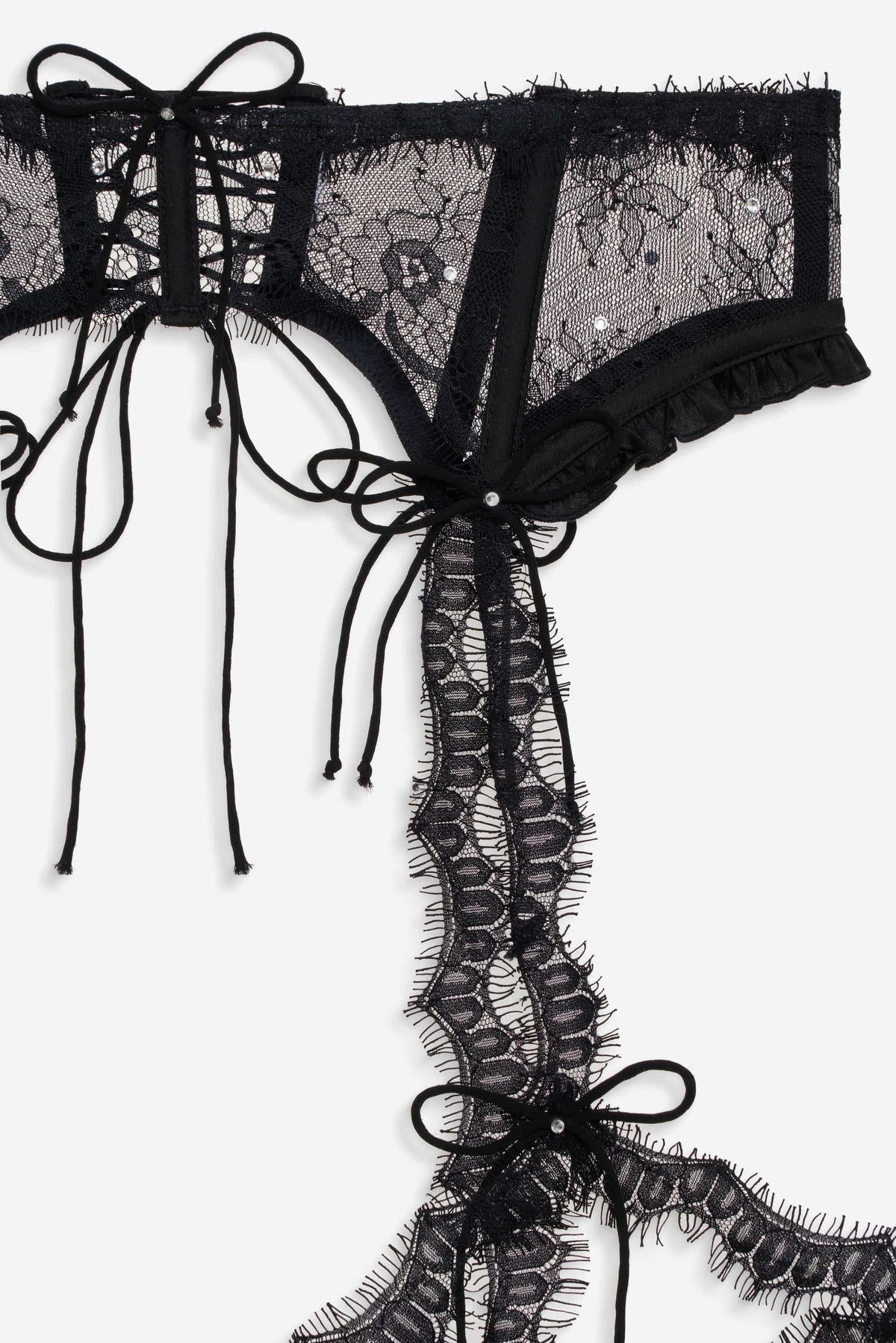 Sonja Garter Belt Black - For Love & Lemons