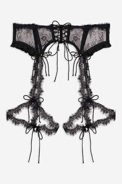 Sonja Garter Belt Black - For Love & Lemons