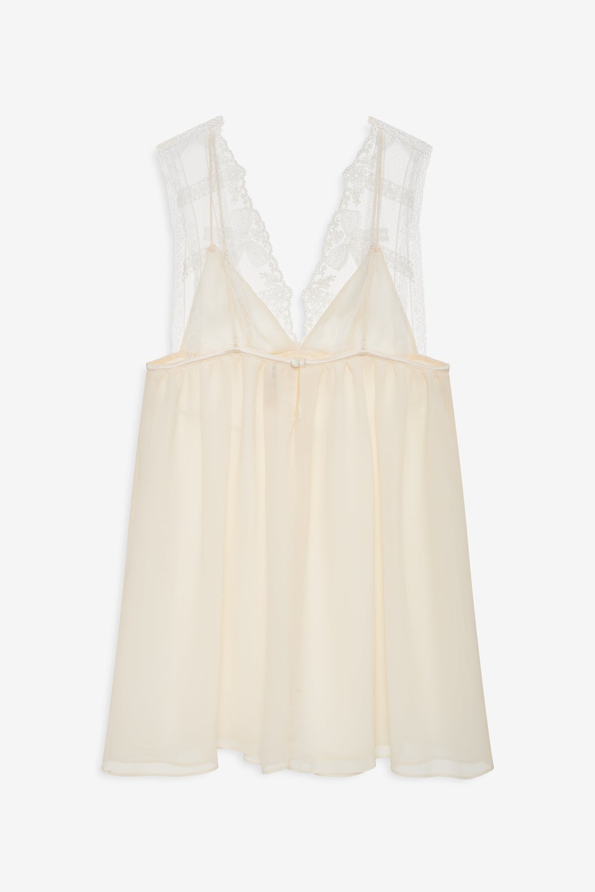 Blair Bow Slip Dress Cream - For Love & Lemons