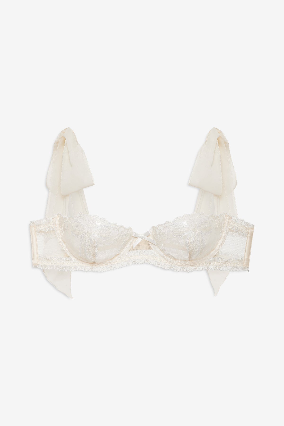 Blair Bow Underwire Bra Cream - For Love & Lemons