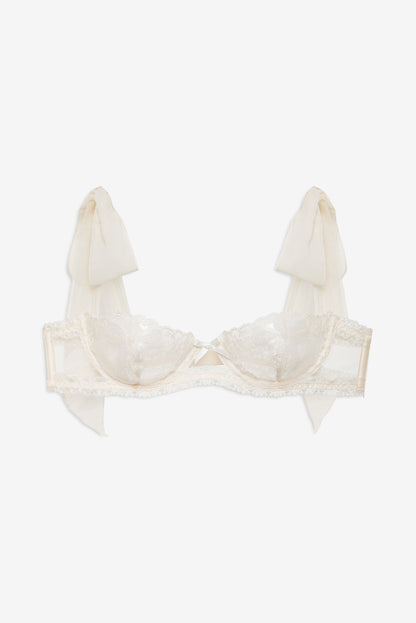 Blair Bow Underwire Bra Cream - For Love & Lemons