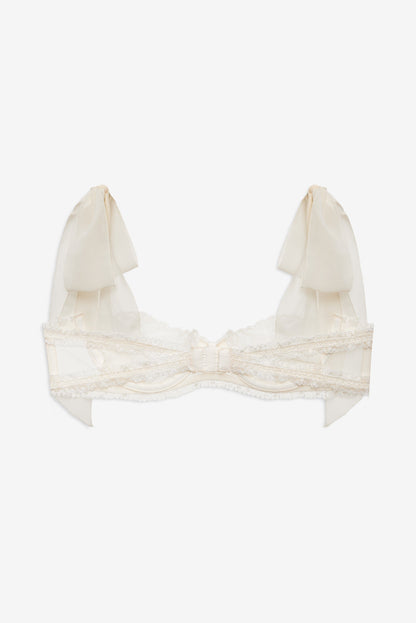 Blair Bow Underwire Bra Cream - For Love & Lemons