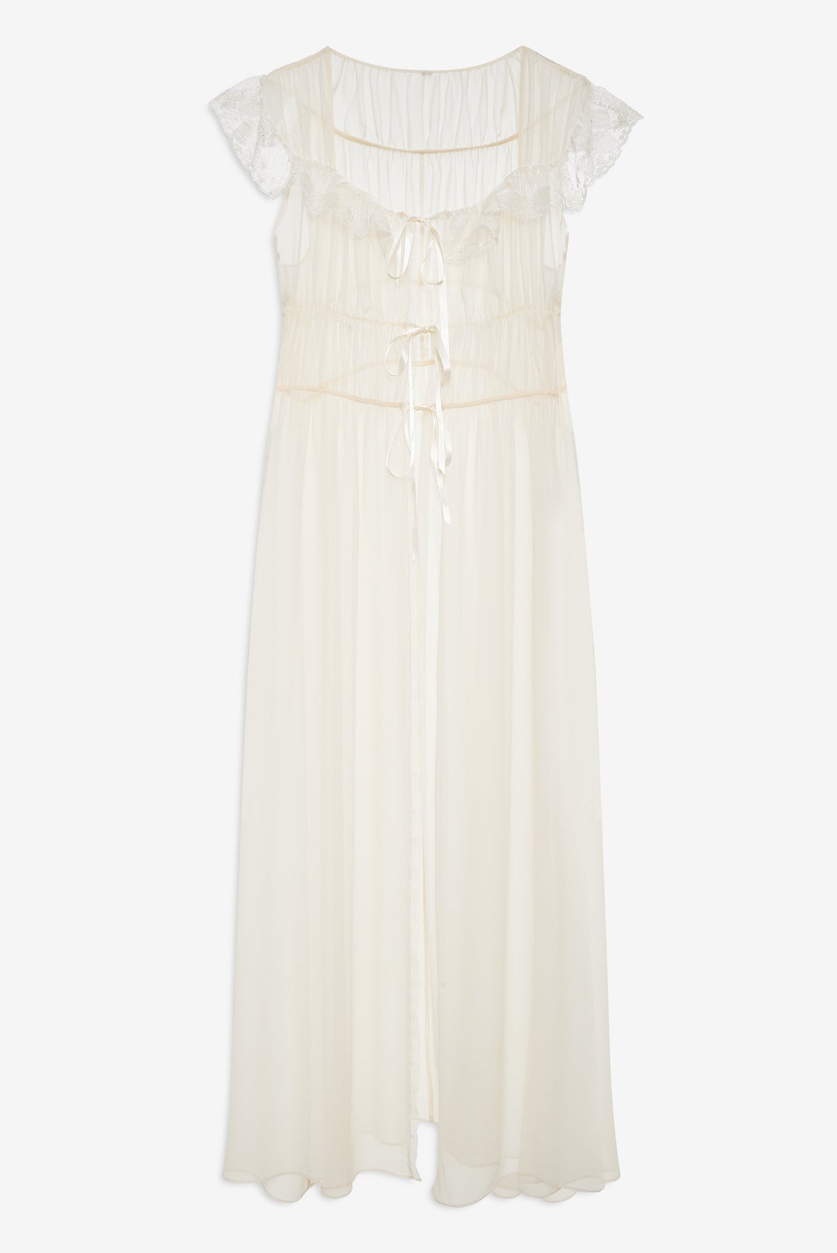 Blair Bow Robe Cream - For Love & Lemons